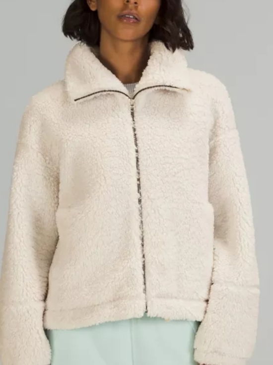 lululemon athletica Jackets & Blazers - Lululemon Cinchable Fleece Zip-Up